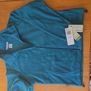 Columbia Ladies' Benton Springs™ Full-Zip Fleece Aegean Blue NWT Full Zip